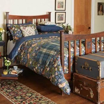 Strawberry Thief Duvet Cover by William Morris