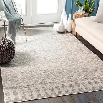 Surya Teppich MYKONOS, rechteckig, 8 mm Höhe, Skandi Design, Modern Boho Kurzflor