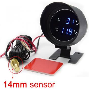 Automotive LCD Water Temperature & Voltage Display