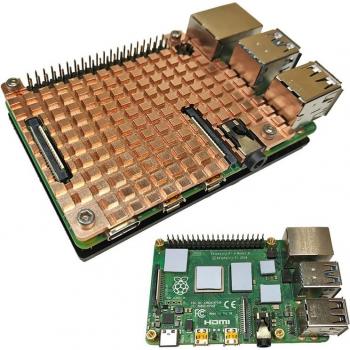 Raspberry Pi 4B Copper Cooling Shell