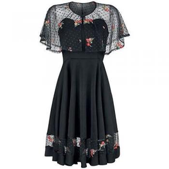 Belsira Schwarz: Bolero-Kleid mittellang, Größe M