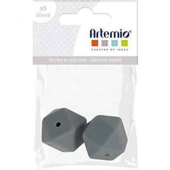 Perles en silicone hexagonales