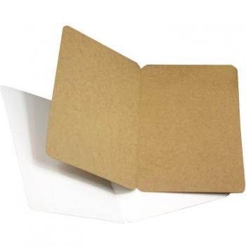 10 Pcs Kraft Paper Blank Postcards