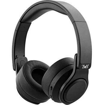 T'nB Xperience Écouteurs Sur-Oreille Bluetooth Sans Fil Suppresseur Bruit Actif Jack 3,5mm Blanc