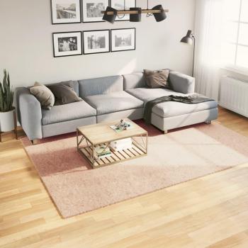 VidaXL Alfombra de pelo corto suave lavable HUARTE rosado 200x280 cm