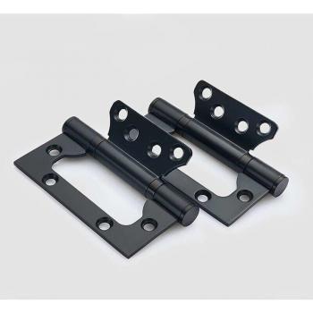 Pacchetto cerniere porta rettangolare 4 nero
