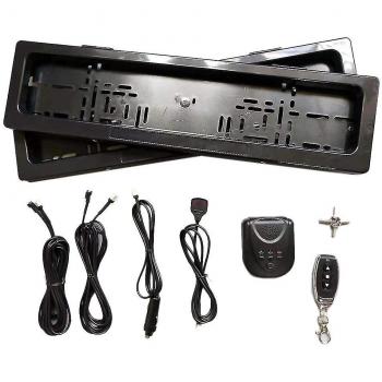 Soporte de Matrícula Eléctrico Enrollable con Control Remoto