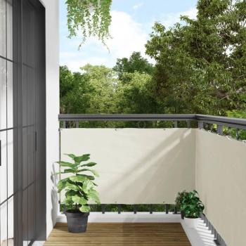 White Balcony Privacy Screen 700x75 cm PVC vidaXL