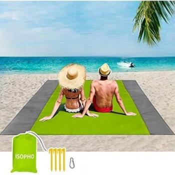 Tappetino picnic impermeabile ISOPHO 210x200, 4 chiodi inclusi