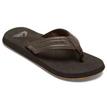 Quiksilver Monkey Wrench Core Männer-Flip-Flops Braun, Größe 47