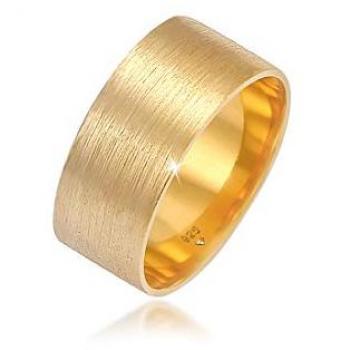 Elli Fingerring »Ring Bandring Breit Matt Gebürstet Basic