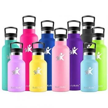 KollyKolla 500ml Pink Insulated Water Bottle
