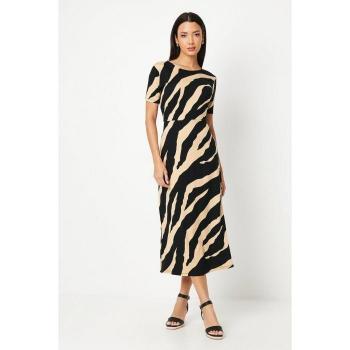 Principles Ladies Tigerprint Jersey Kleid mit Taillengürtel