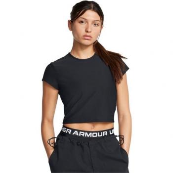 Under Armour Women's Meridian Rib Baby Short Sleeve T-shirt Black
