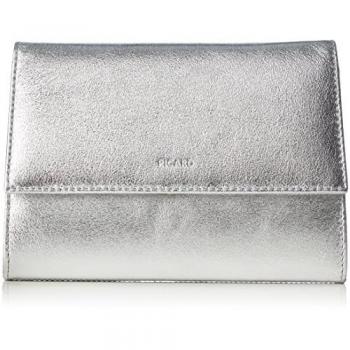 Picard Auguri 19 cm Shoulder Bag in Silver Leather