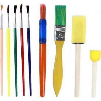 9-Piece Painting Brush Set for Children
