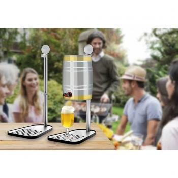 Support à fût de bière avec plateau d'égouttage 5 L