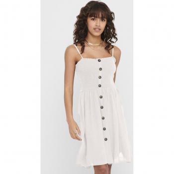 Onlannika Mini Vestido de Tejido Fluido