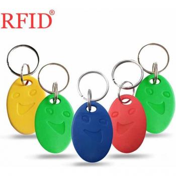 Blue RFID Access Control Keychain