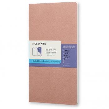 Moleskine Kapitel-Notizheft Slim Pocket – Linienpapier – Rosa