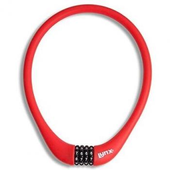 Siliconen Kabelslot 70 cm Rood