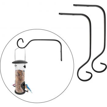Panier suspendu en fer forgé pour alimentation des oiseaux