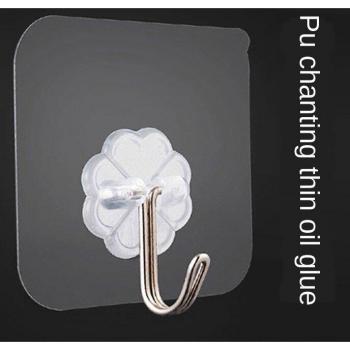 5Pcs Transparent Coat and Hat Hooks