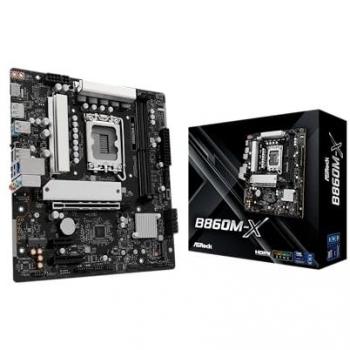 Scheda Madre ASRock B860M-X mATX per CPU Intel LGA1851 con HDMI/DP e supporto DDR5