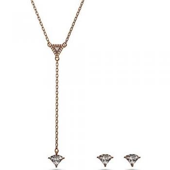 Conjunto Swarovski ORTYX con Baño Oro Rosa 5643730