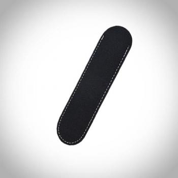 Étui porte-crayon en cuir marron