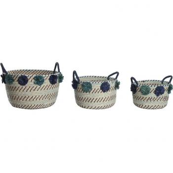 Accessoire de rangement boho en couleurs vives