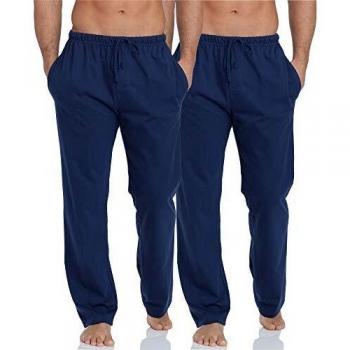 Timone Herren Schlafanzugshose TPP-002 (2Pack) Schwarz/Schwarz, XXXL