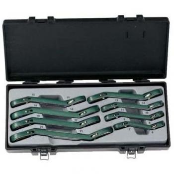 Force 8-Piece 15° Angled Ratchet Ring Wrench Set
