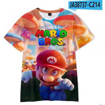 T-shirt Super Mario Bros Garçon Fille 3D Print Harajuku