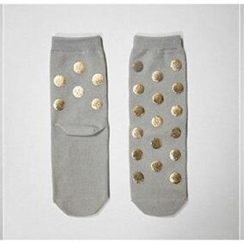 Short Gold Dots Socks for Boys and Girls 1-8Y