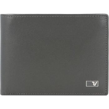 Roncato 12 cm Grey RFID Safe Leather Wallet (Firenze)