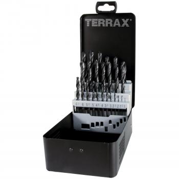Terrax 25‑Pack High‑Torque Twist Drills