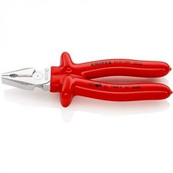 Pinza Universale Cromata 200 mm Isolata VDE Knipex
