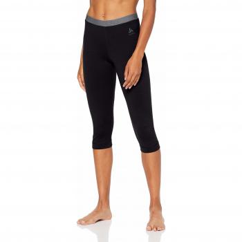 Odlo Merino 100% Natural 3/4 Warm Leggings – Black XL (Women)