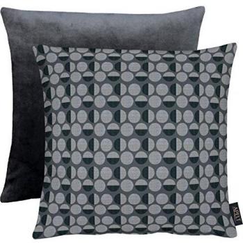 Housse de Coussin Apelt, Polyester, Anthracite, 46 x 46 cm