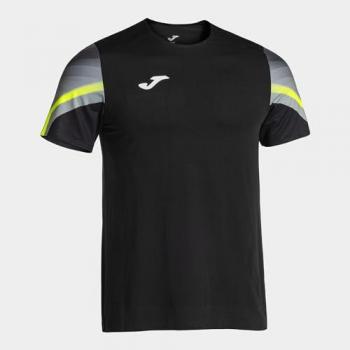 Camiseta Joma Elite XI manga corta negro y amarillo