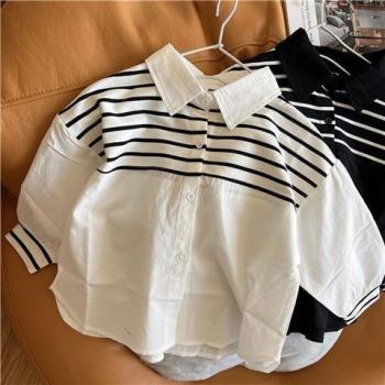Chemise à manches longues pour bébé et enfant