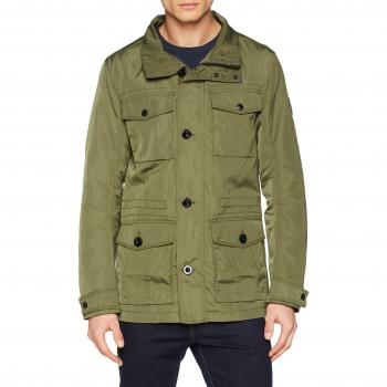 TOM TAILOR Herren 2 in 1 Fieldjacket, Grün, XX-Large