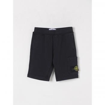Pantacourt Bleu Marine STONE ISLAND JUNIOR Taille 8