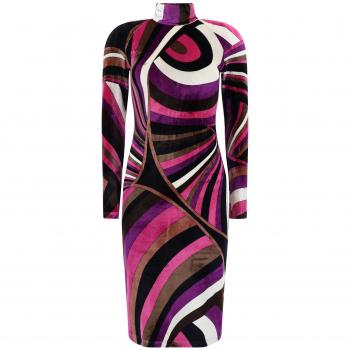 Abito Fucsia in ciniglia Pucci Taglia M