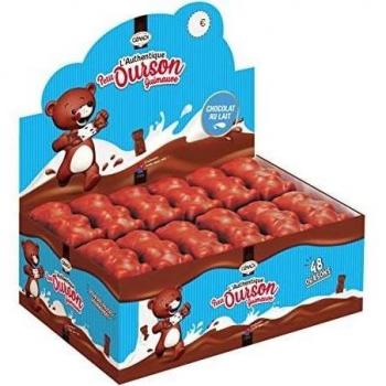 Véritable Petit Ourson Chocolat Lait 48 pièces