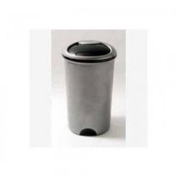 Addis Smart Round Bin Base 50 Litre Metallic 503579