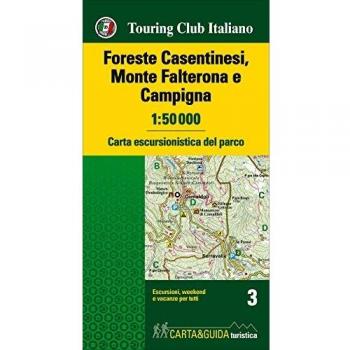 Foreste Casentinesi, Monte Falterone e Campigna 1:50.000. Carta escursionistica del parco. Con Libro: Foreste Casentinesi, Monte Falterone e Campigna. Guida del parco
