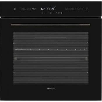 Forno de Embutir SHARP K71L66BNH 78L Preto com Pirólise