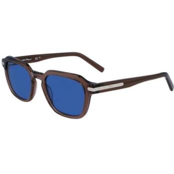 Ferragamo Signature 1089S Brown Acetate Men's Spectacles – 52mm
